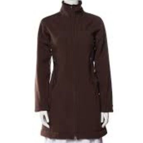 PATAGONIA Brown Shelled Fully SYNCHILLA Fleece Lined Fitted Coat - Size Medium - Picture 1 of 6
